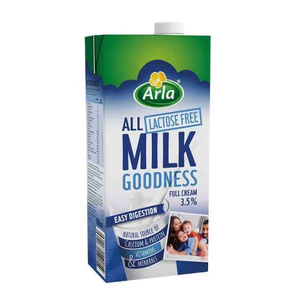 Milk "Arla Lactofree" with 3.5% fat content 1l