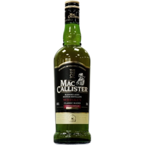 Виски "Maccallister" классический 40% 0.5мл