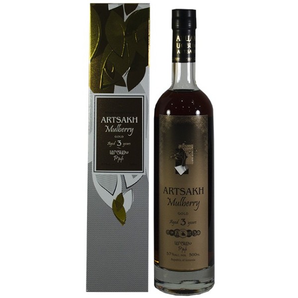 Vodka "Artsakh" gold mulberry 0 5l