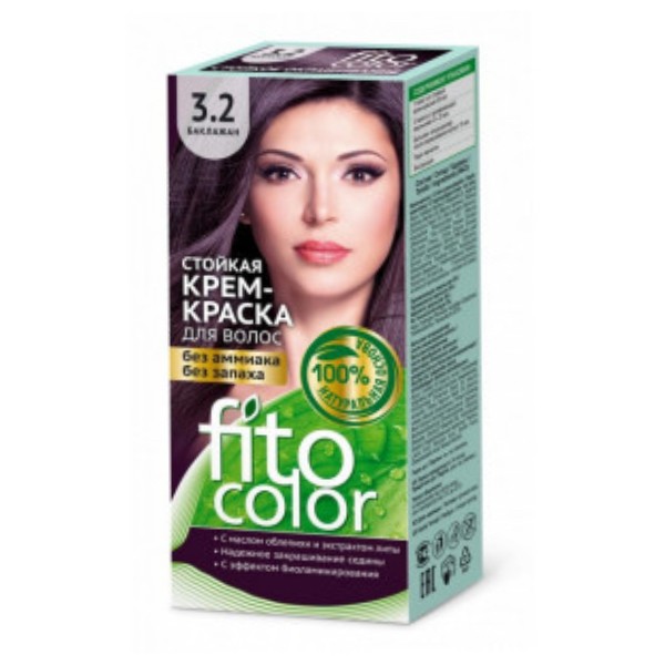 Hair dye "Fito color" 3.2 115ml