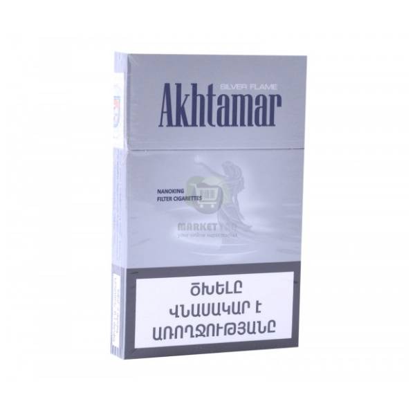 Cigarettes "Akhtamar" Silver Flame Nanoking 84 / 5.4