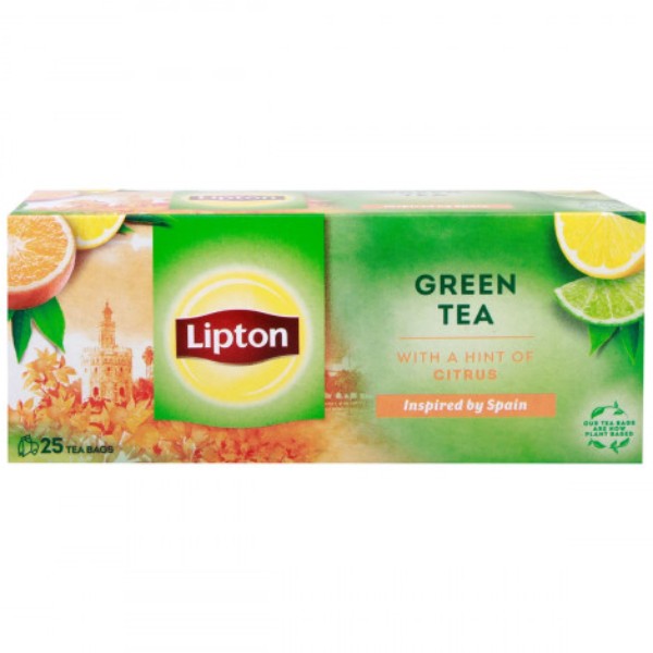 Зеленый чай "Lipton" цитрусовый 25 пакетиков