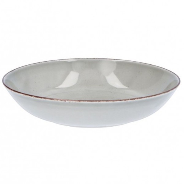 Plate Deep "Marketyan" City Grey 21cm