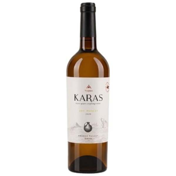 Wine "Karas" white dry 14% 750ml