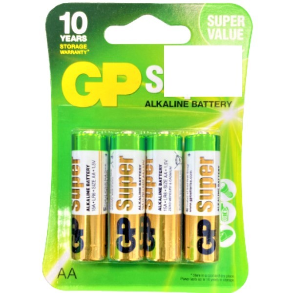 Батарейки "GP" Super AA 1.5V 4шт