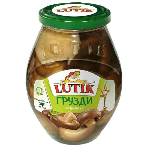 Canned choice "Lutik" capsicum glass jar