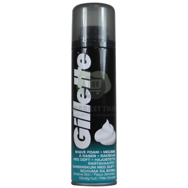 Փրփուր սափրվելու համար «Gillette» զգայուն մաշկի համար 200մլ