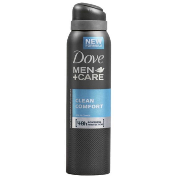 Антиперспирант-дезодорант "Dove" Men+Care Clean Comfort 48ч для мужчин 150мл