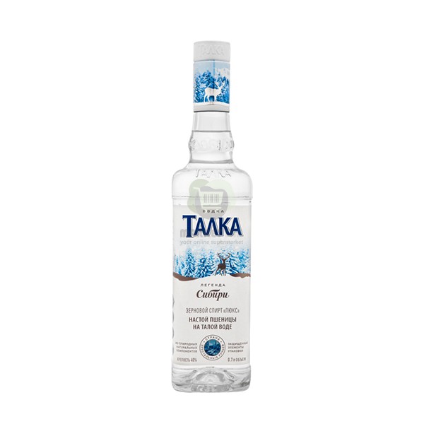 Vodka "Talka" Siberia 40% 0,7l
