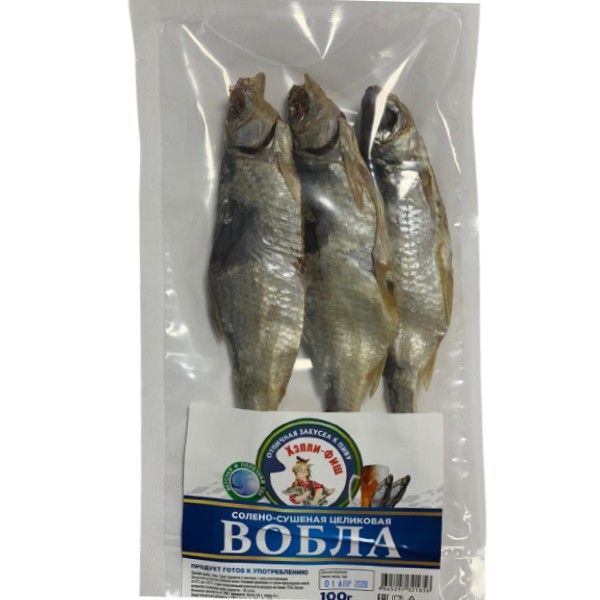 Wobla "Happy-Fish" whole salted-dried 100g
