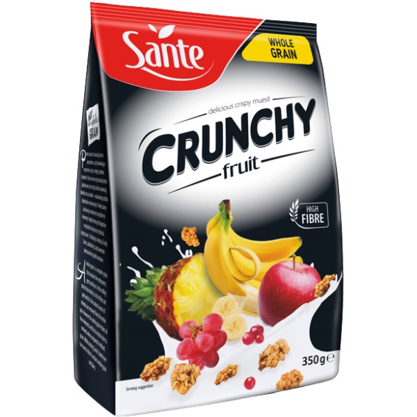 Crispy flakes "Sante" oatmeal with fruits 350g