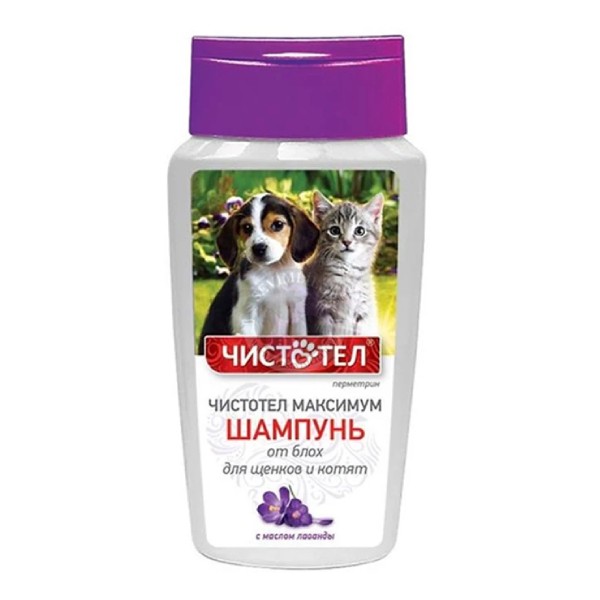 Shampoo "Chistotel" for dogs and cats against hairballs 270ml