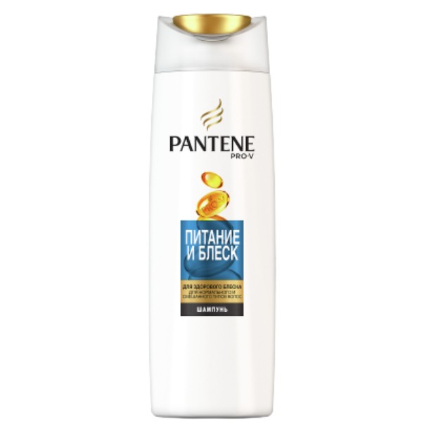 Шампунь "Pantene" Pro-V Питание и блеск для для нормального и смешанного типов волос 400мл