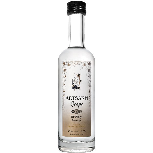 Vodka "Artsakh" grape 0 05l