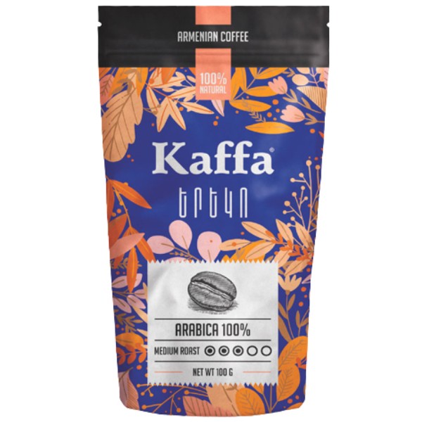 Coffee ground "Kaffa" Evening arabica 100g