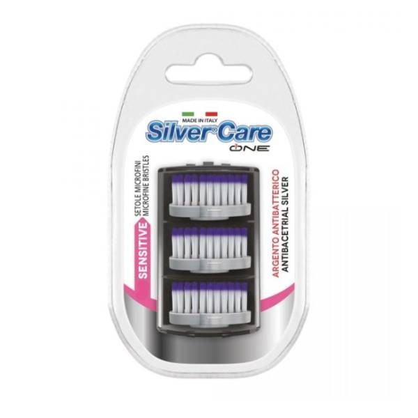 Toothbrush "Silver Care Pharma" antibacterial nozzle of medium hardness