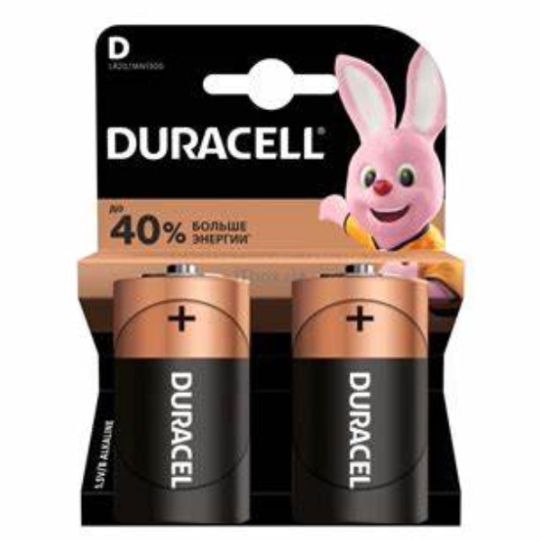 Батарейка "Duracell" D 2ч