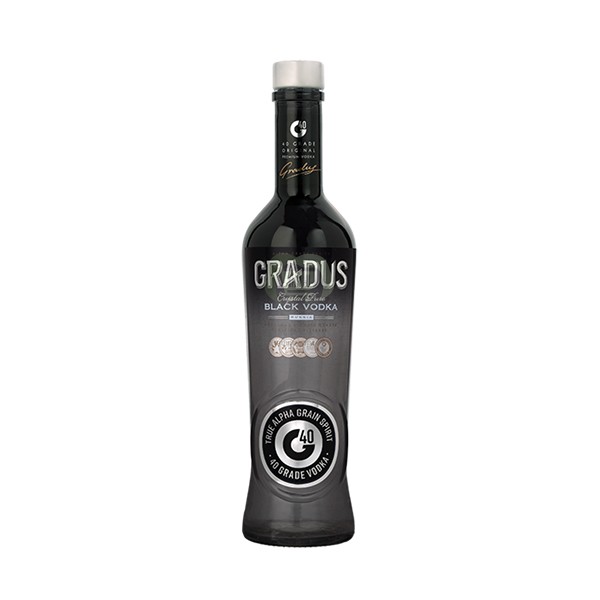 Водка "Gradus Black" 40% 0,7л