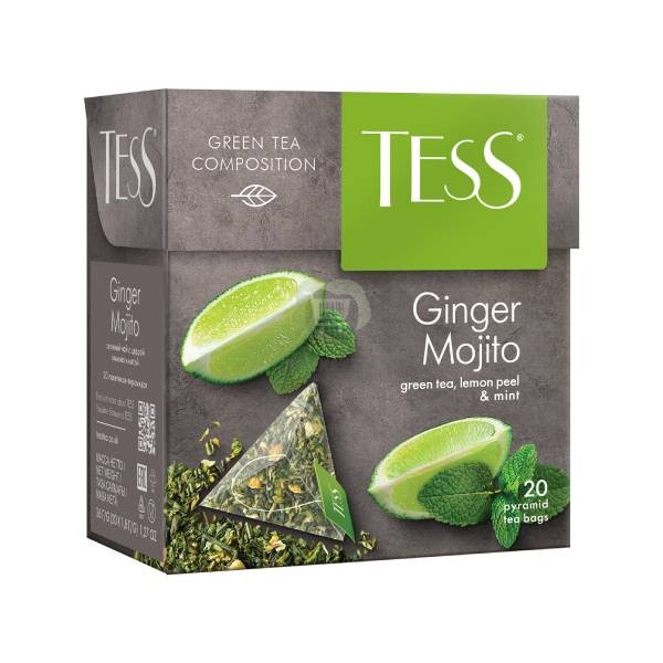 Чай зеленый "Tess" Джинджер мохито 20x1,8 гр.