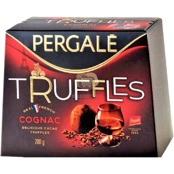 Կոնֆետներ «Pergalé Truffles» կոնյակով 200գ