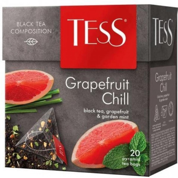 Սև թեյ «Tess» թուրինջ 20 բուրգ