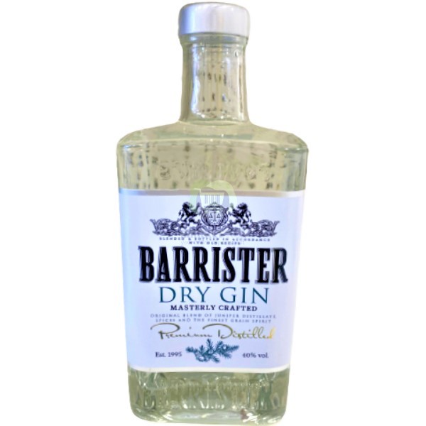 Gin "Barrister" dry 40% 0.7l