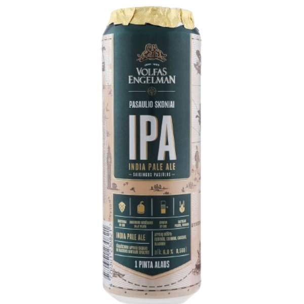 Beer "Volfas Engelman Posaulio Skonaial Ipa" 0.568ml