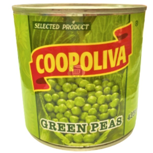 Зеленый горошек "Coopoliva" 425мл