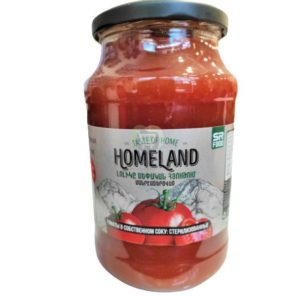 Tomatoes in their own juice "Homeland"