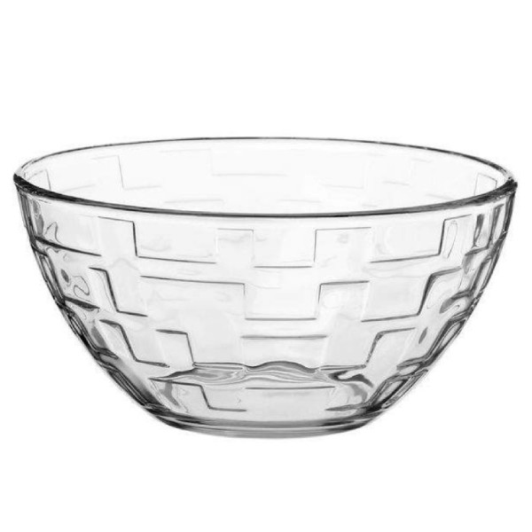 Glass salad bowl "Labyrinth" 16cm