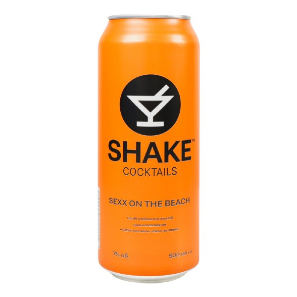 Cocktail "Shake" alcoholic carbonated strong in a tin can 7 percent 500ml