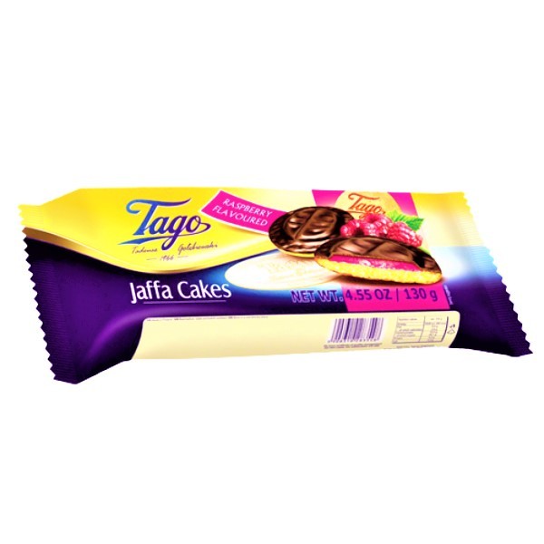 Печенье"Tago" Jaffa с малиновой начинкой 135г