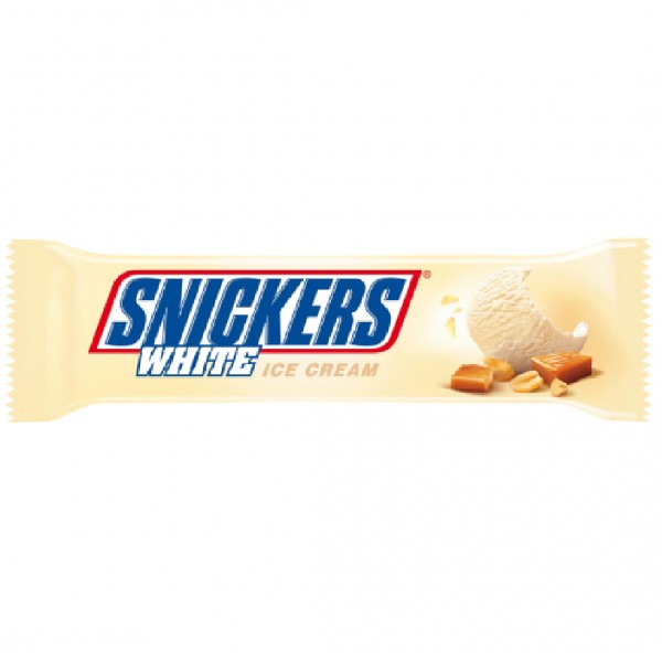 Ice cream "Snikers" bar with white chocolate 41g