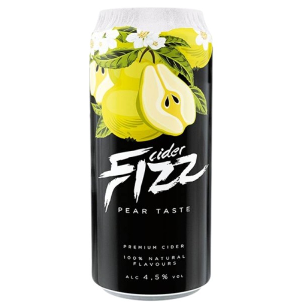 Cider "Fizz" with apple flavor 4.5% can 0.5l
