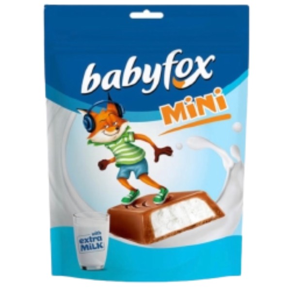 Chocolates "Babyfox" mini with milk filling 120g