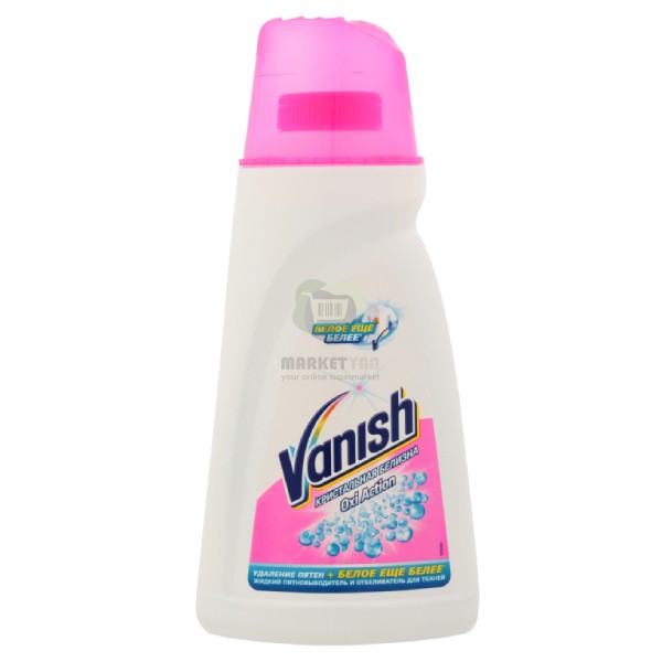 Լաքահանող+սպիտակեցնող միջոց «Vanish Oxi Action» սպիտակ հագուստի համար 1լ