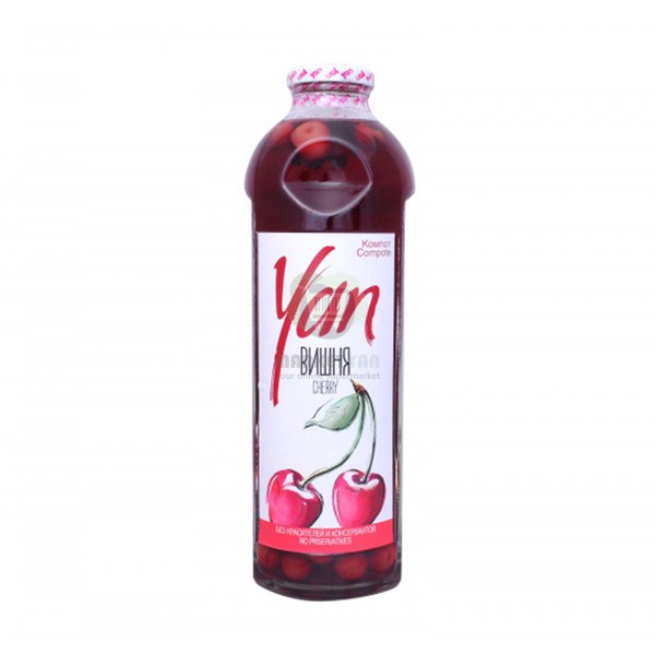 Compote "Yan" cherry 930 ml