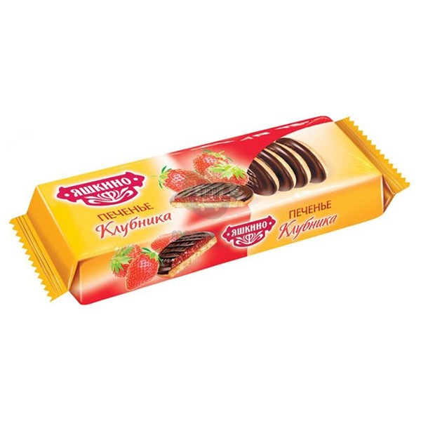 Biscuit "Yashkino" strawberry 137 gr