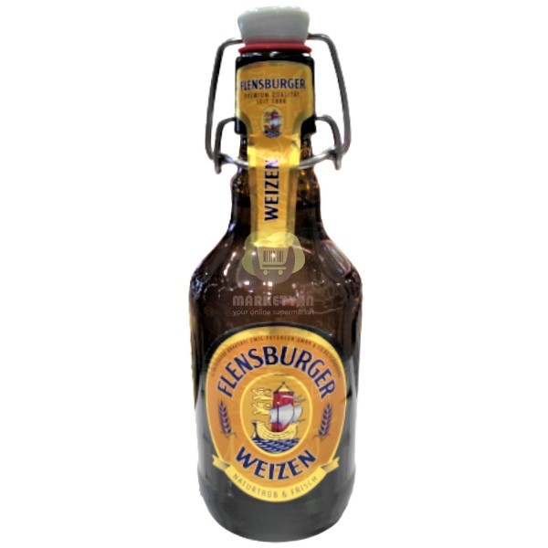 Пиво "Flensburger Weizen" 5.1% 0.33л