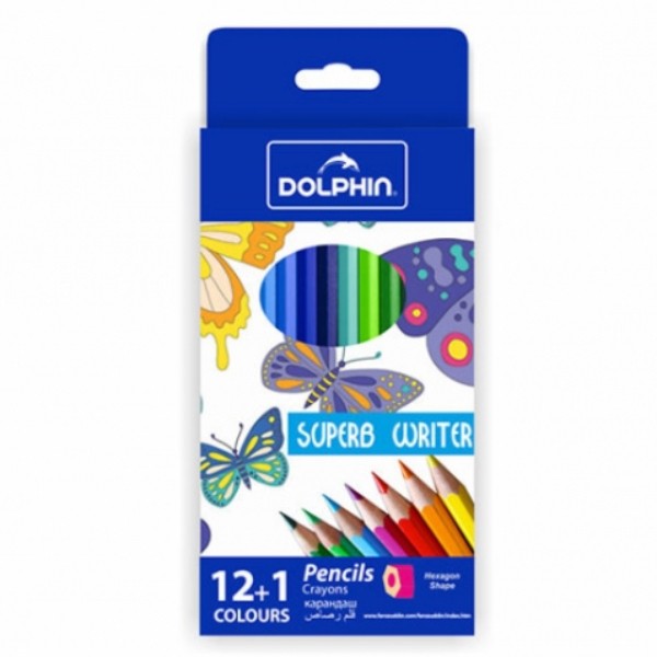 Colored pencils "Dolphin" 13pcs