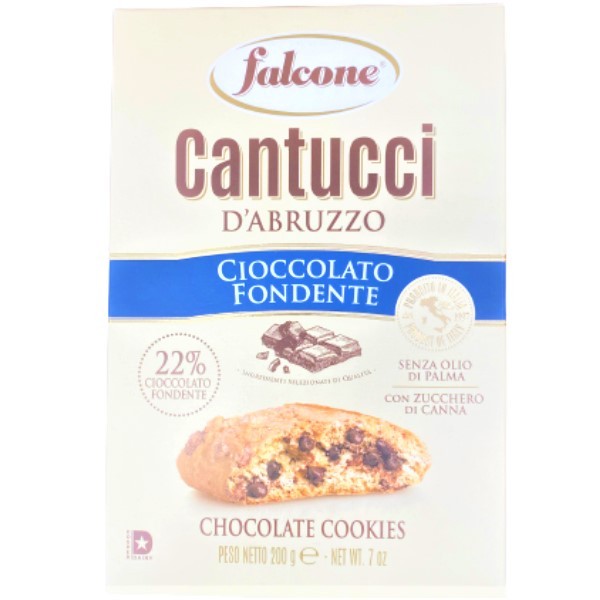 Печенье "Falcone" Кантучи с шоколадом 170г