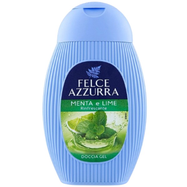 Shower gel "Felce Azzurra" with lime and mint extract 250ml