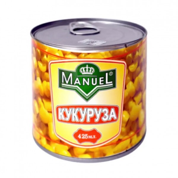 Кукуруза консервированная "Manuel" 425г