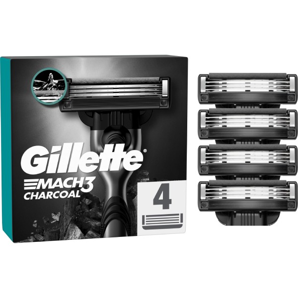 Сменные картриджи для бритья мужские "Gillette Mach3" 4 шт