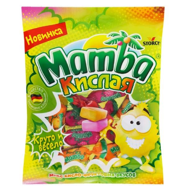 Jelly candies "Mamba" sour candies 70gr