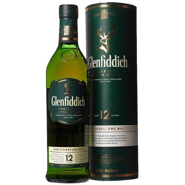 Վիսկի «Glenfiddich» շոտլանդական 12տ 40% 0.5լ