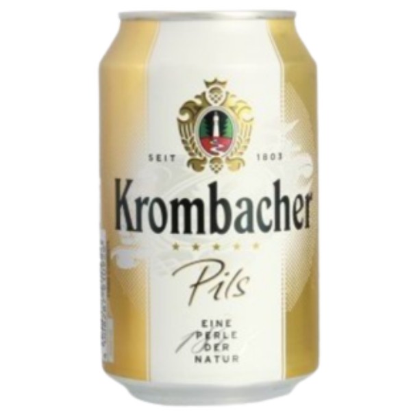 Пиво "Krombacher" Pils 4.8% ж/б 0.33л
