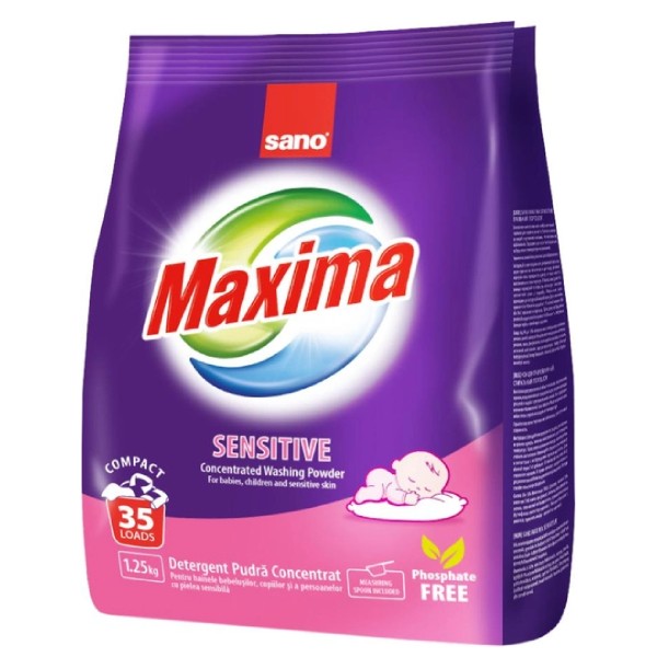 Washing powder "Sano Maxima" sensitive 1.25