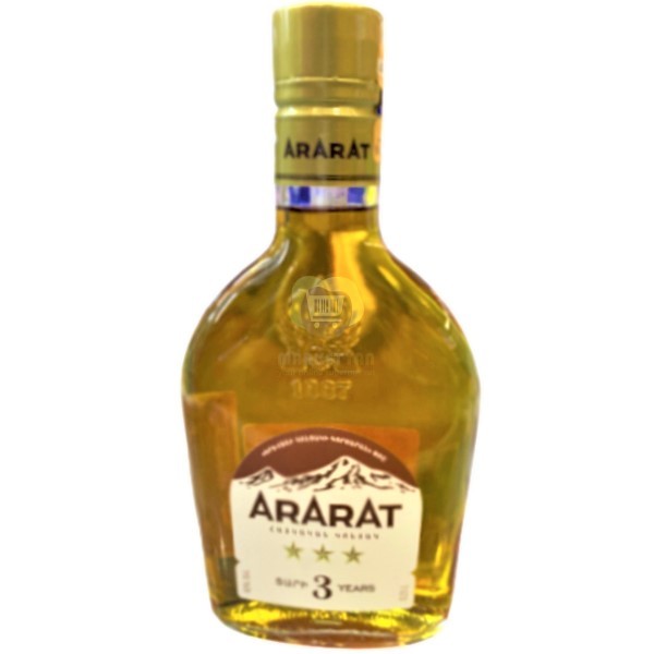 Cognac "Ararat" 3 years aging 40% 0.25l