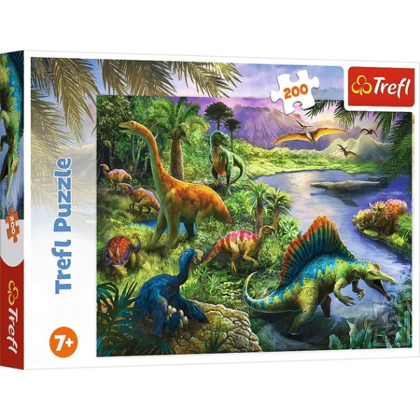 Puzzle "Trefl" Predatory dinosaurs 200 pieces